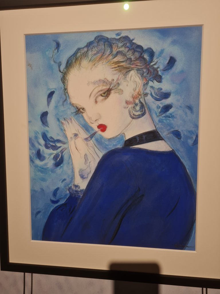 Vogue Italia illustrated cover Yoshitaka Amano