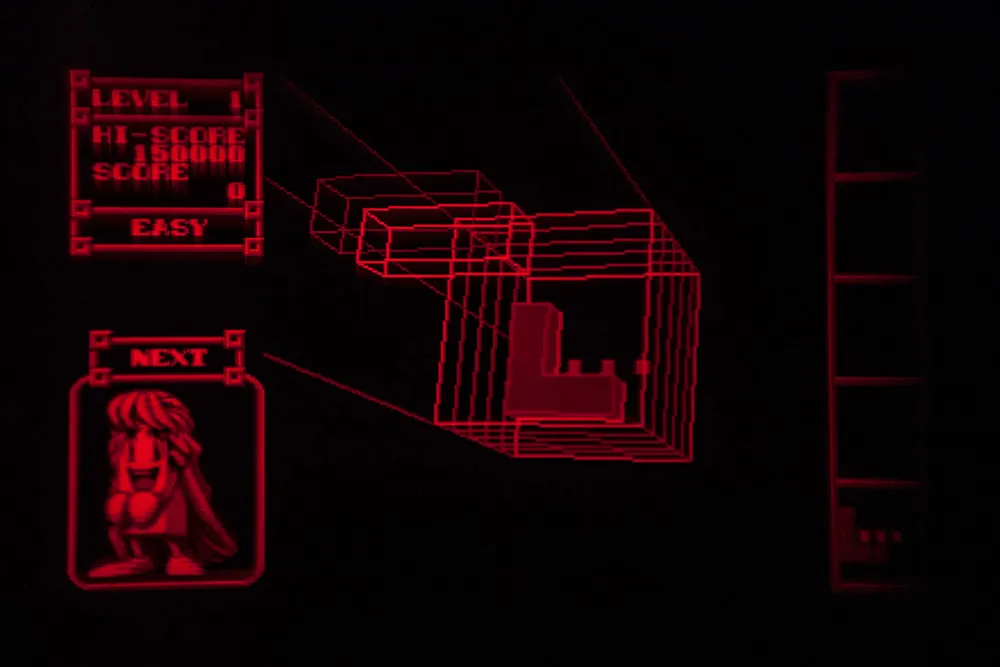 Nintendo Virtual Boy 3D Tetris