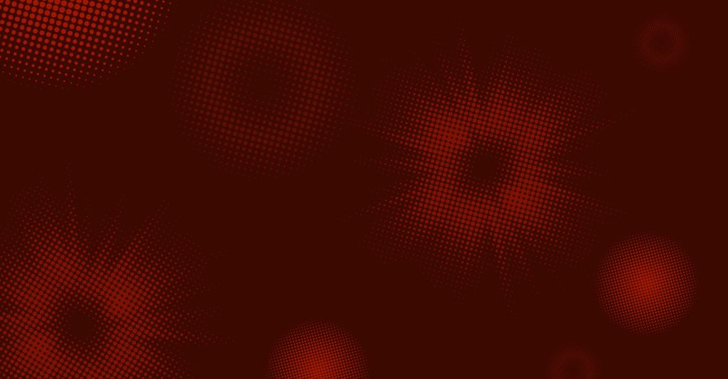 Red starburst pixelated background